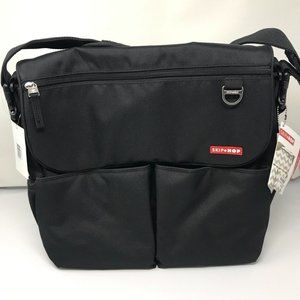 Skip Hop Dash Signature Messenger Diaper Bags - Black